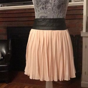 Leather & Tulle Pink Tutu Layered Skirt